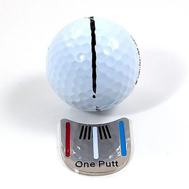 Golf Ball Marker Hat Clip with Magnet Ball Mark One Putt Golf Putting Alignment Aiming Cap Clips Drop Ship